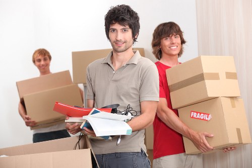 Removal van service supporting a Croydon office move