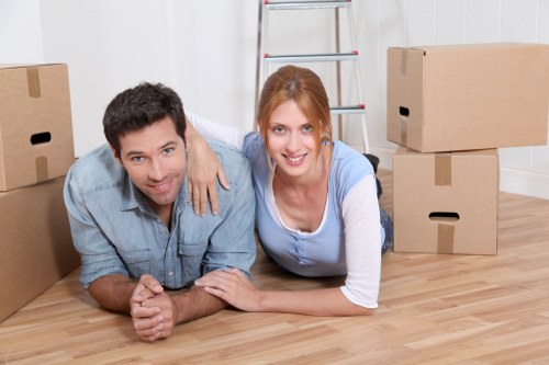 Furniture and packing support for removals