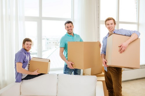 Commercial removals setup for a Croydon office relocation