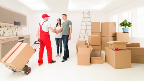 Professional moving van used for furniture transport in Croydon