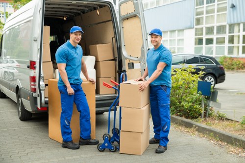 Packed moving items and protective handling during relocation
