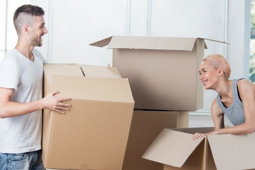 Furniture and household items loaded into a van for a Croydon move