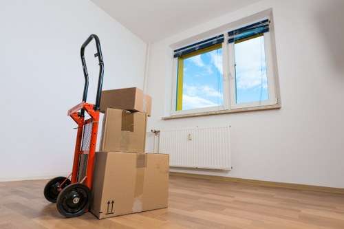 Household items being loaded for a Croydon home removal