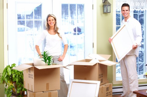 Preparation checklist and packed boxes ready for a Croydon move