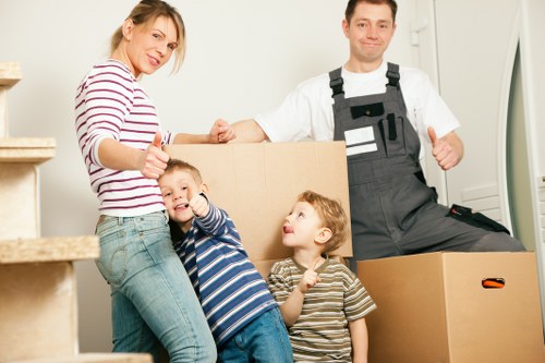 Small business office move in Croydon using a van removal service